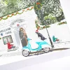 Njeri Illustrated Christmas on Holland Park Christmas Card - Vespa- Christmas Cards|Greeting Cards