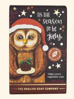 English Soap Company Christmas Owl Mini Soap - 100g- Soaps & Lotions