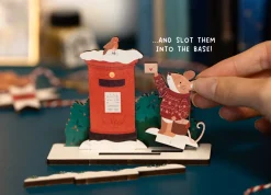 Dapple & Dot Christmas Postbox Mouse Pop Out Card- Christmas Cards|Christmas