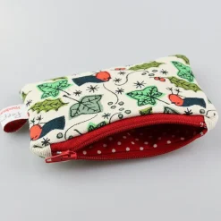Poppy Treffry Christmas Small Flat Coin Purse- Storage|Seasonal Decor