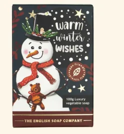 English Soap Company Christmas Snowman Mini Soap - 100g- Soaps & Lotions