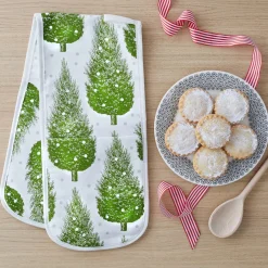 Thornback & Peel Christmas Tree Double Oven Glove- Christmas|Tea