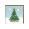 Lottie Murphy Christmas Tree with Doves Christmas Card- Christmas Cards|Christmas