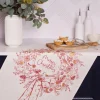 Victoria Eggs Christmas Wreath Tea Towel- Tea|Tea Towels