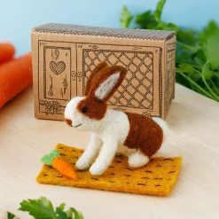 Sew Heart Felt Clover Rabbit with Carrot Nibbles- Children