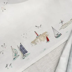 Sophie Allport Coastal Boats Table Runner- Table Runners