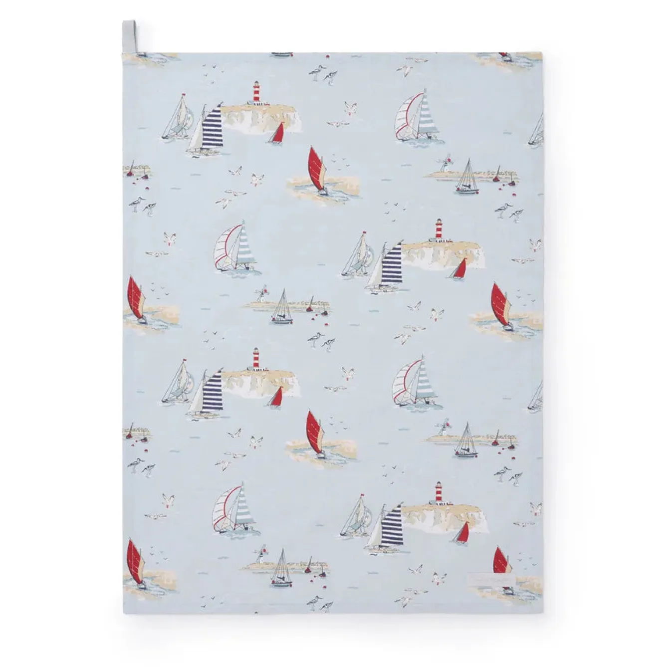 Sophie Allport Coastal Boats Tea Towel- Tea|Tea Towels