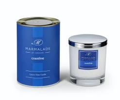 Marmalade of London Coastline Glass Candle- Home Fragrance