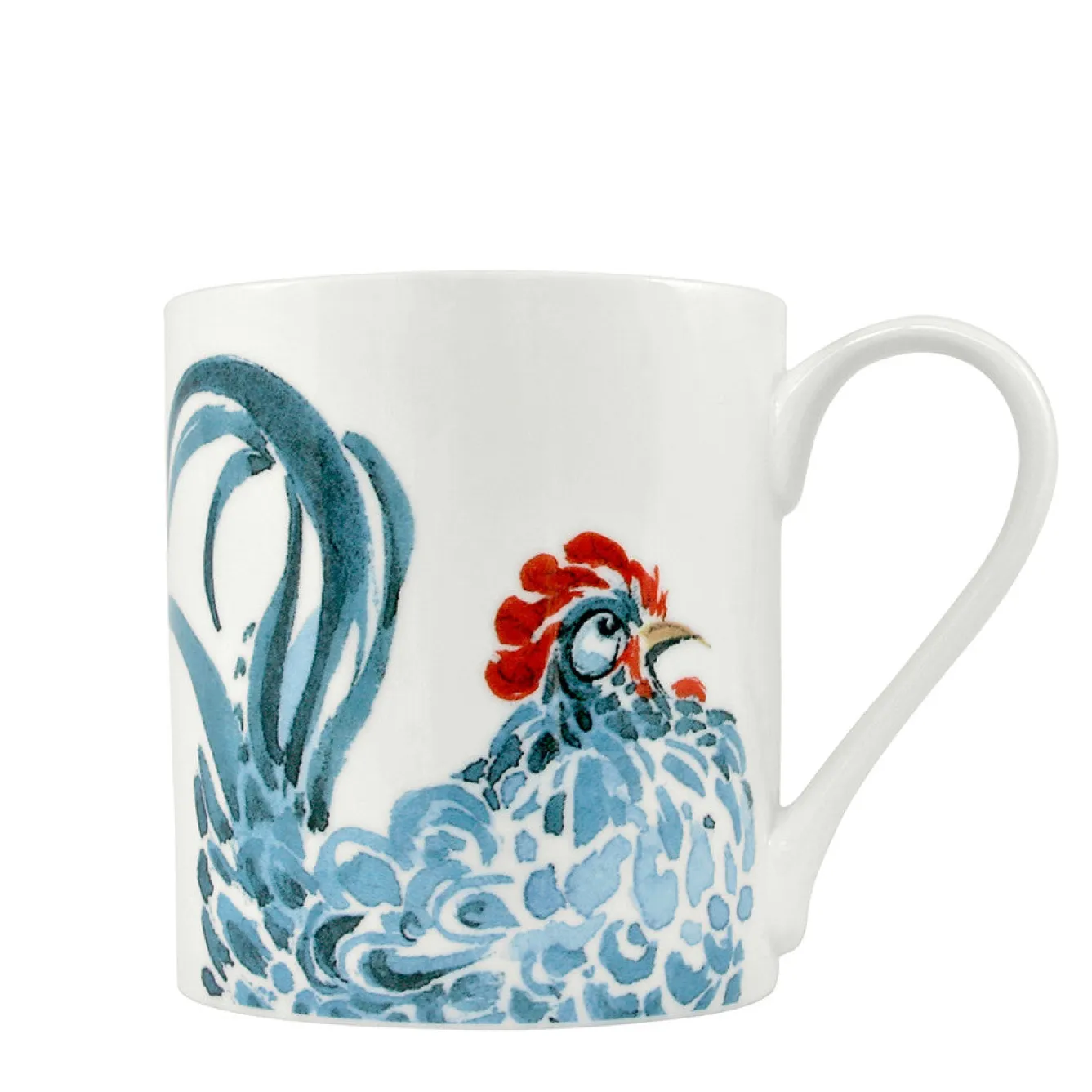 Jane Abbott Designs Cockerel Bone China Mug- Tea|Chickens