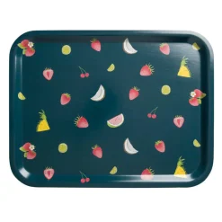 Sophie Allport Cocktails and Strawberries Large Tray- Tea|Trays