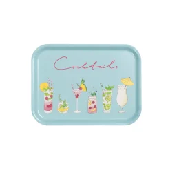 Sophie Allport Cocktails Small Tray- Tea|Trays