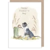 Paper Shed Design Collie Dog & Hedgehog Father's Day Greetings Card- Father's Day|Greeting Cards