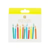 Talking Tables Colored Flame Birthday Candles - 12 pack- Greeting Cards