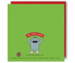 Yeti Color In & Cut Out Christmas Card - Bauble- Christmas Decorations|Christmas