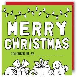Yeti Color In Christmas Card - Merry Christmas- Christmas|Greeting Cards