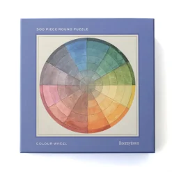 Roomytown Colour Wheel 500 Piece Round Jigsaw Puzzle- Puzzles