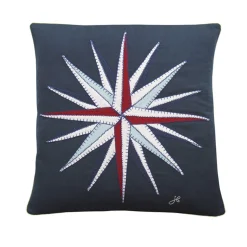 Jan Constantine Compass Pillow- Pillows & Throws