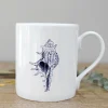 Toasted Crumpet Conch Bone China Mug Boxed- Seaside