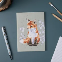 Wrendale Designs 'Contemplation' Fox A6 Notebook- Stationery