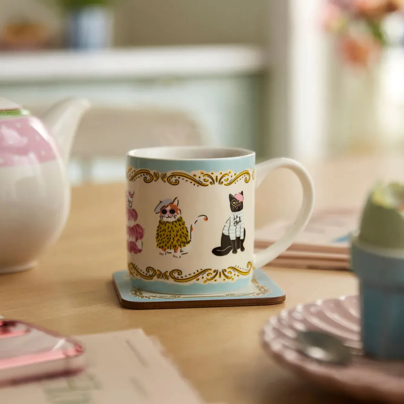 Ulster Weavers Cool Cats Bone China Mug- Food & Drink