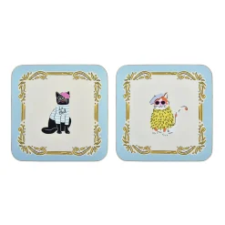 Ulster Weavers Cool Cats Coasters - Set of 4- Coasters