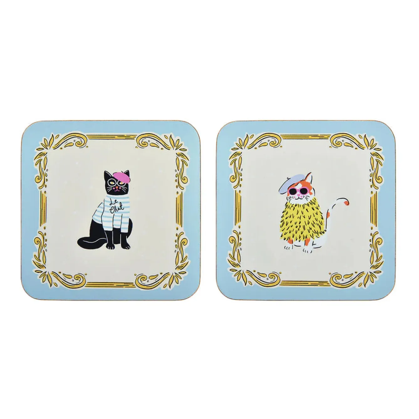 Ulster Weavers Cool Cats Coasters - Set of 4- Coasters