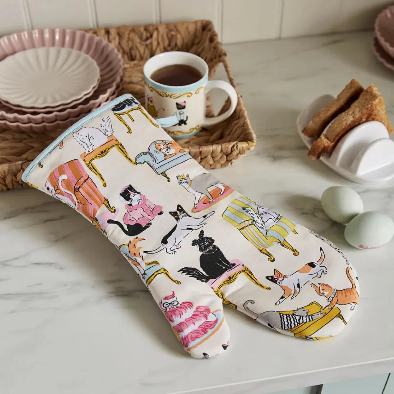 Ulster Weavers Cool Cats Oven Gauntlet- Oven Gloves/Mitts
