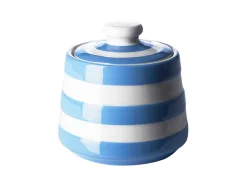 Cornishware Covered Sugar Pot- Jam Pots