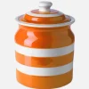 Cornishware Orange Large Storage Jar 168cl- Storage|Storage Jars
