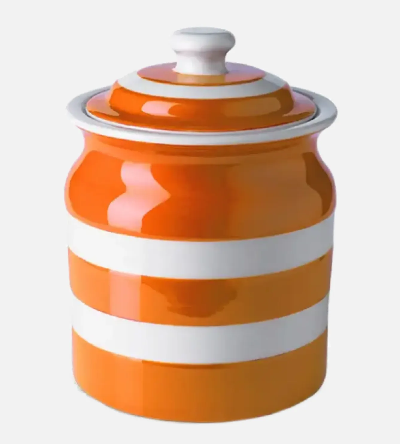Cornishware Orange Large Storage Jar 168cl- Storage|Storage Jars