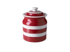 Cornishware Red Large Storage Jar 168cl- Storage|Storage Jars