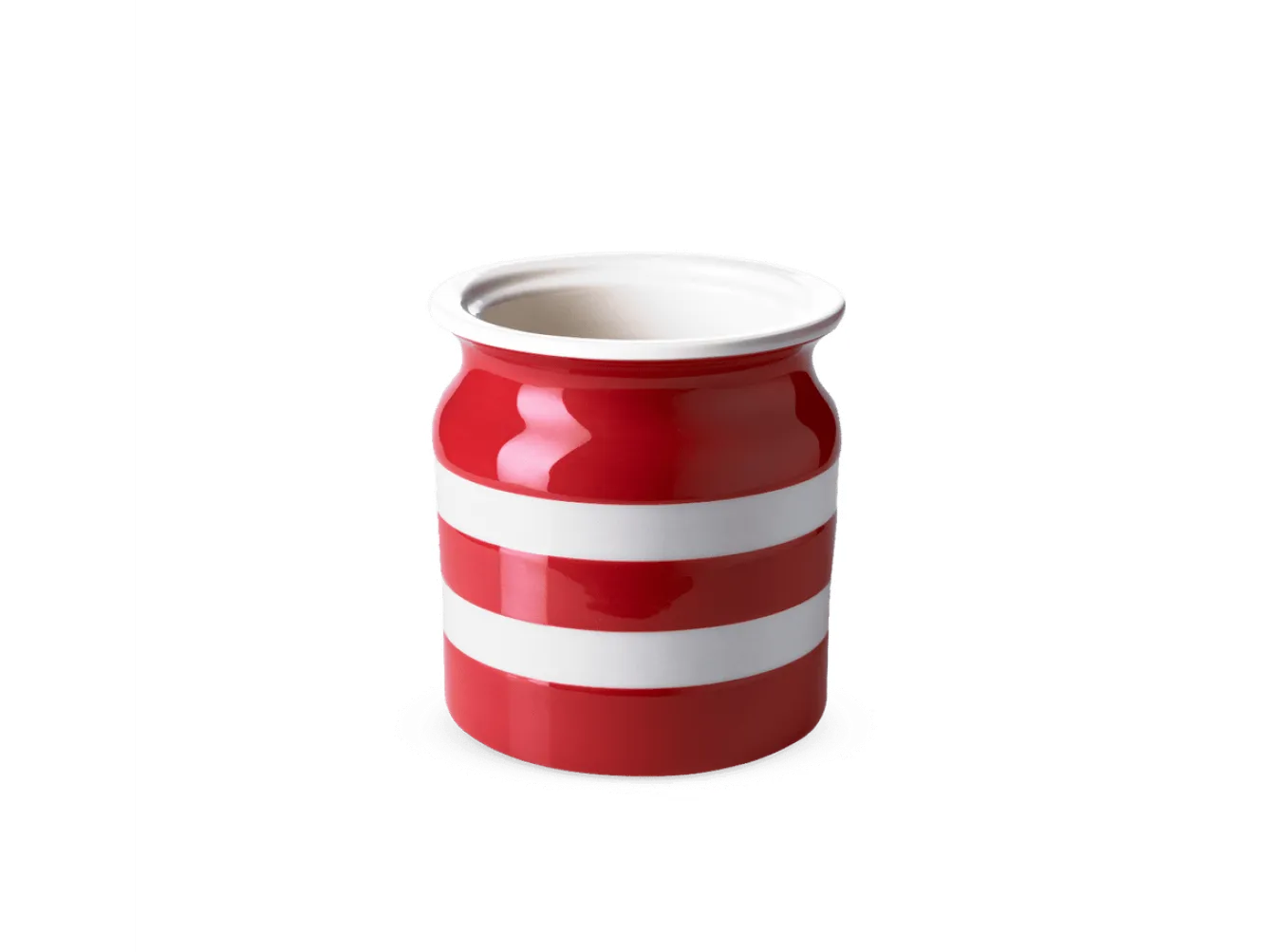 Cornishware Red Utensil Jar- Storage|Storage Jars