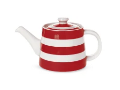 Cornishware Rosie Teapot - Red- Tea|Teapots