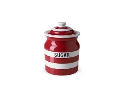 Cornishware Sugar Storage Jar-- Red- Kitchenware|Storage