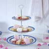 Cornishware Three-Tier Cake Stand- Serving Plates & Boards|Plates