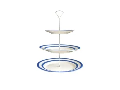 Cornishware Three-Tier Cake Stand- Serving Plates & Boards|Plates