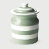 Cornishware Willow Green Large Storage Jar 168cl- Storage|Storage Jars