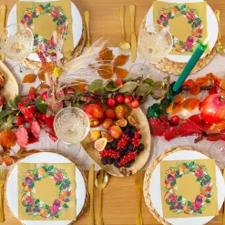 Talking Tables Cornucopia Gold Napkins - 20 pack- Picnic|Napkins