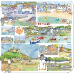 Emma Ball Cornwall Coaster- Tea|Coasters