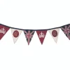 Jan Constantine Coronation Felt Bunting- Royal|Pillows & Throws