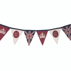 Jan Constantine Coronation Felt Bunting- Royal|Pillows & Throws
