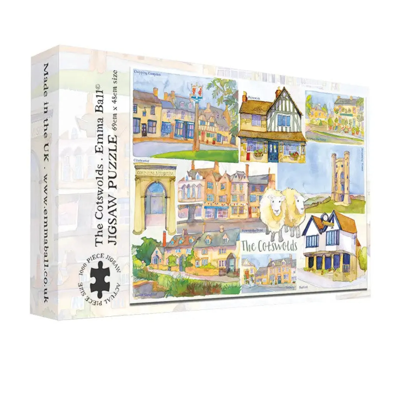 Emma Ball Cotswolds 1000 Piece Jigsaw Puzzle- Puzzles