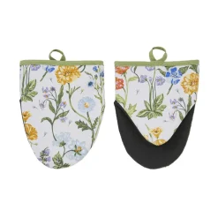 Ulster Weavers Cottage Garden Micro Mitts Twin Pack- Oven Gloves/Mitts