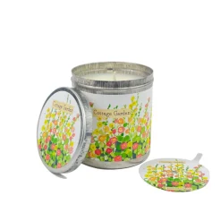 Heaven Scent Cottage Garden- Rose & Patchouli Candle Tin- Home Fragrance