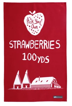 Ulster Weavers Cotton Strawberries Tea Towel- Tea|Tea Towels