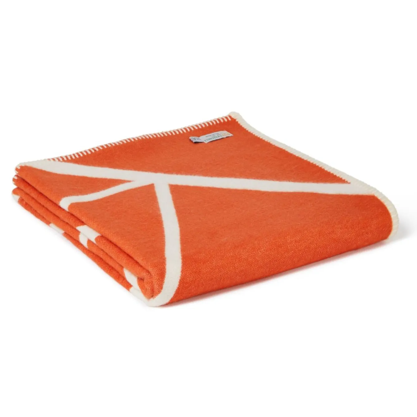 Tweedmill Textiles Ltd Cotton Twig Throw Cinnamon with Cream- Pillows & Throws