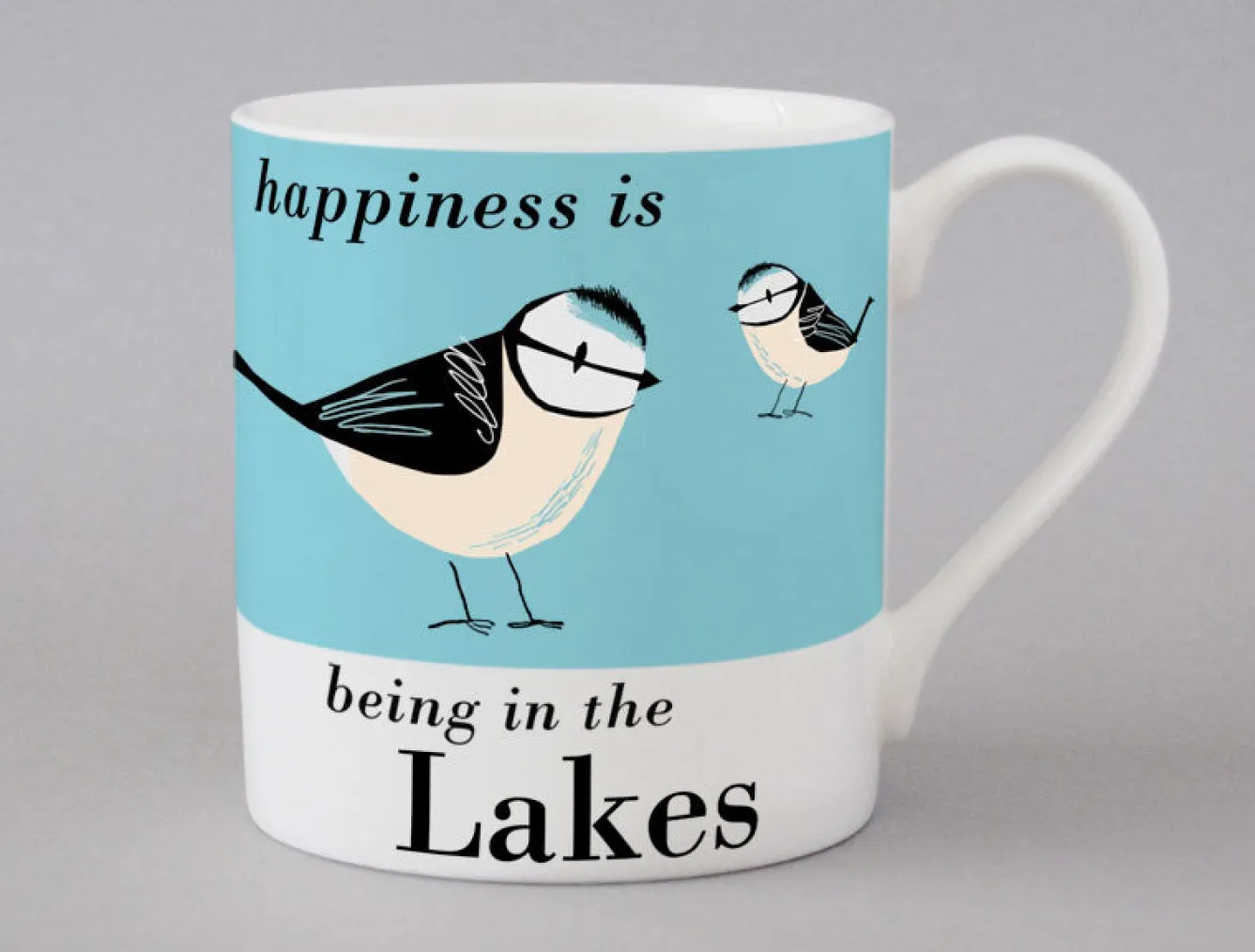 Repeat Repeat Country and Coast Lakes Blue Tit Mug- Great Britain