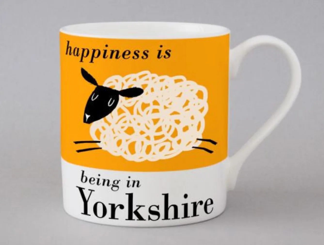 Repeat Repeat Country and Coast Yorkshire Leaping Sheep Mug- Great Britain