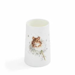 Wrendale Designs 'Country Mice' Bone China Vase- Vases|Animals