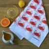 Lucky Lobster Crab Tea Towel- Tea|Tea Towels